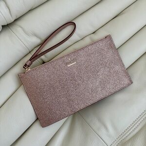 NWT Kate Spade Burgess Court Rosegold Wristlet